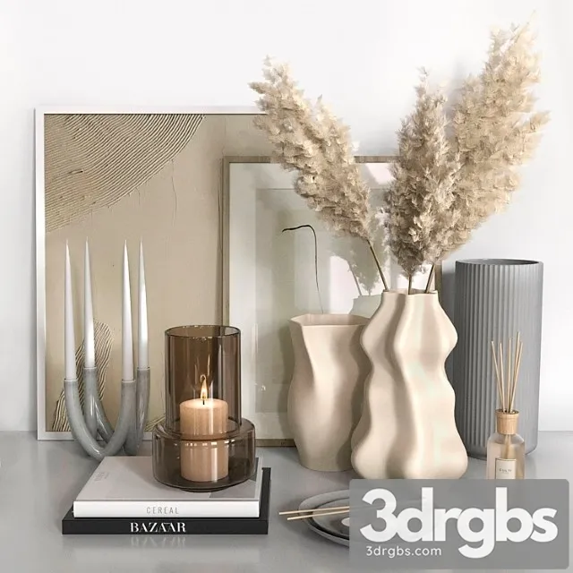 Decorative set 24_3 3D Model Download Decorative set 24_3 3D Model Download