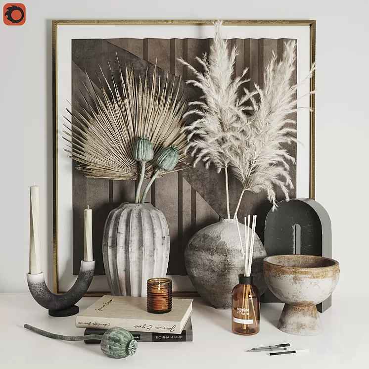 Decorative set 25 3D Model