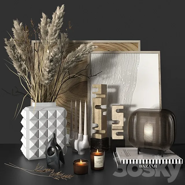 Decorative Set 25 3DModel