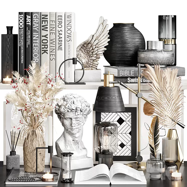 Decorative set 26 3D Model Free Download Decorative set 26 3D Model Free Download