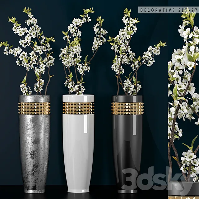 DECORATIVE SET 27 3DModel DECORATIVE SET 27 3DModel