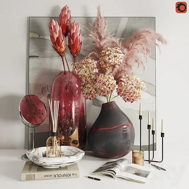 Decorative set 27 3DModel