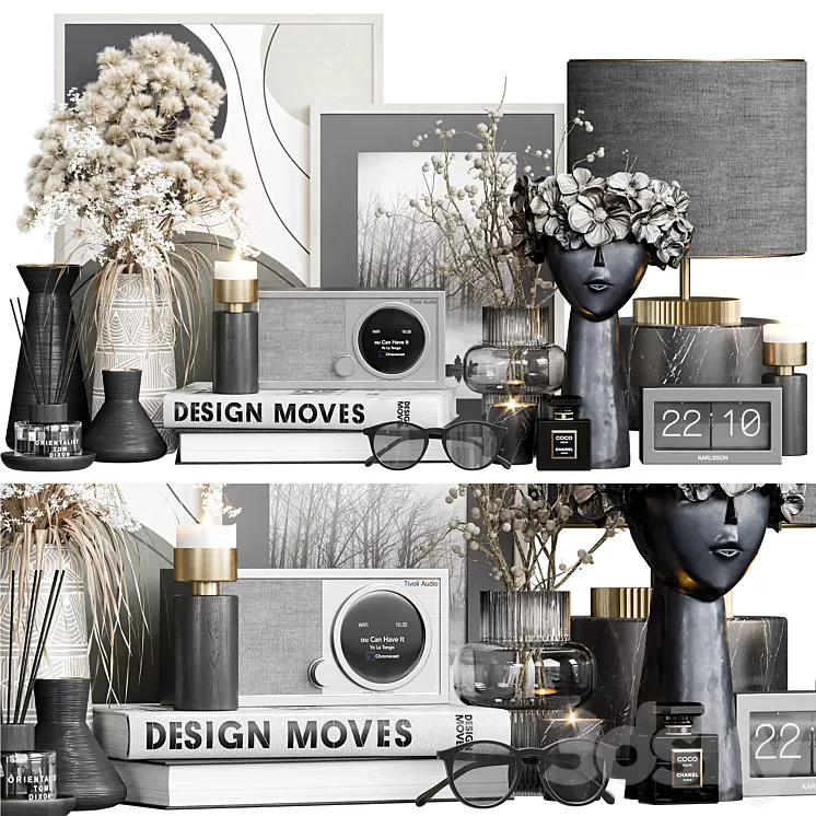 Decorative set 28 3D Model Free Download Decorative set 28 3D Model Free Download