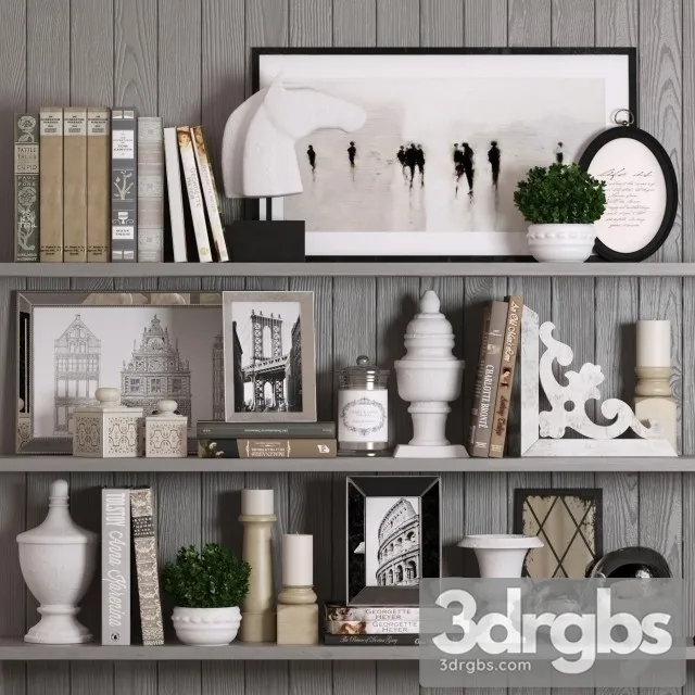 Decorative Set 28 3D Model Download Decorative Set 28 3D Model Download