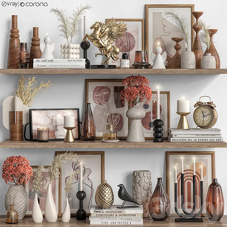 Decorative Set 28 3D Model Free Download Decorative Set 28 3D Model Free Download