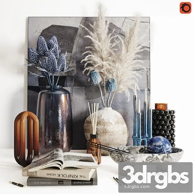 Decorative Set 29 2 3D Model Download Decorative Set 29 2 3D Model Download