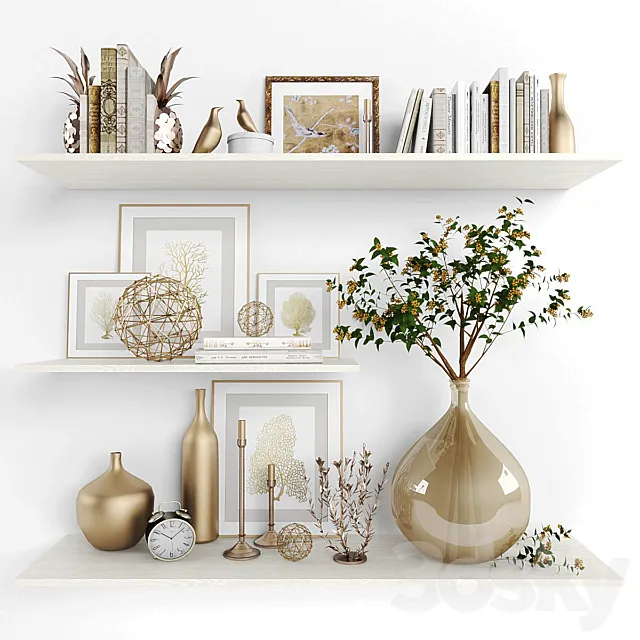 Decorative set 29 3D Model