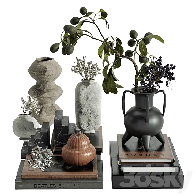 Decorative set 29 3D Model Decorative set 29 3D Model
