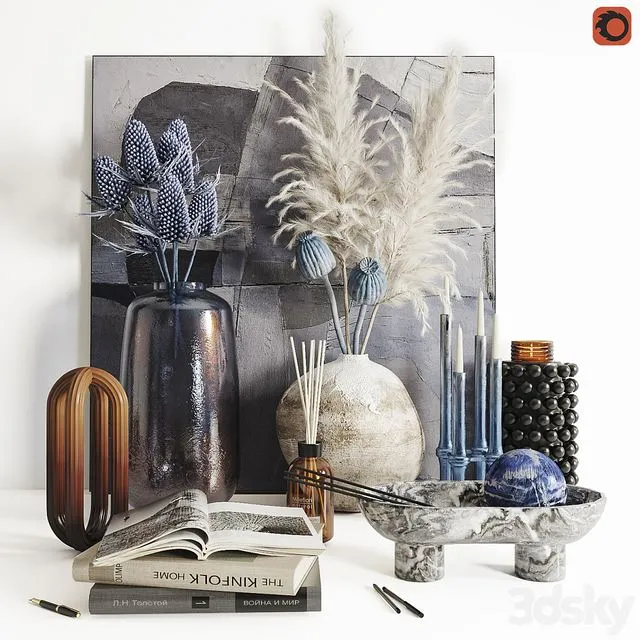 Decorative set 29 3D Model