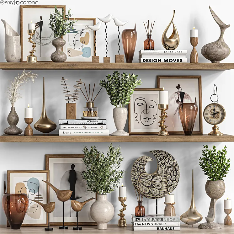 Decorative Set 29 3D Model Free Download Decorative Set 29 3D Model Free Download