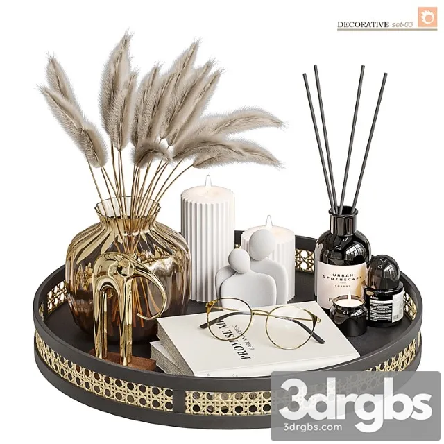 Decorative Set 3 111 3D Model Download Decorative Set 3 111 3D Model Download