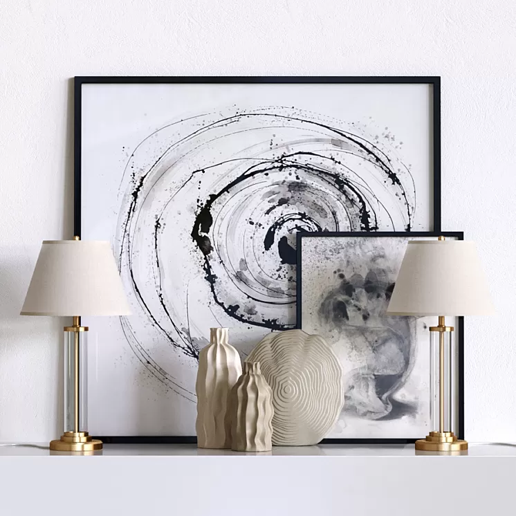 Decorative Set 3 3D Model