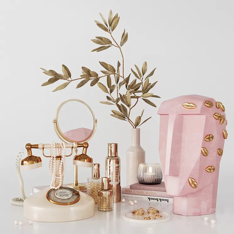 Decorative set 3 3D Model