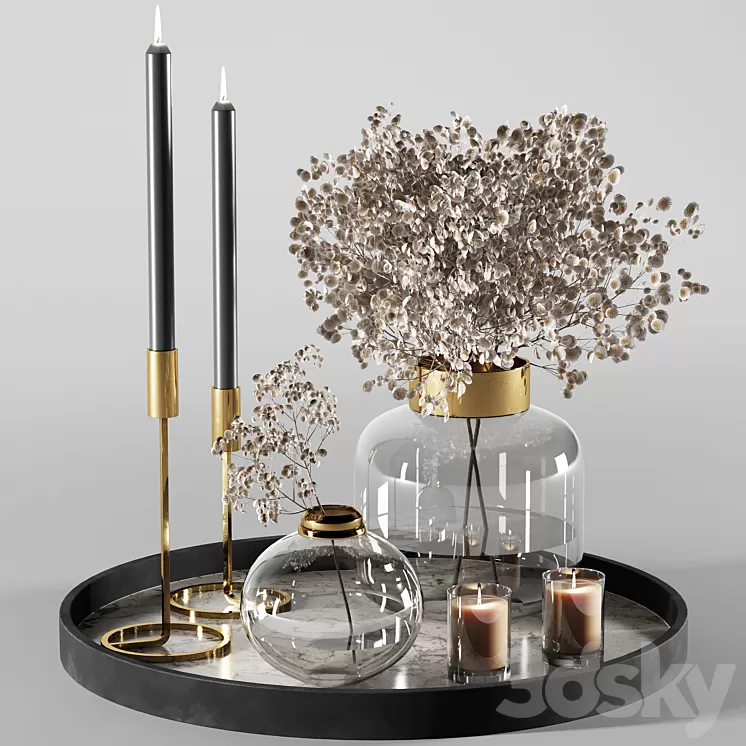 Decorative set 3 3D Model Decorative set 3 3D Model