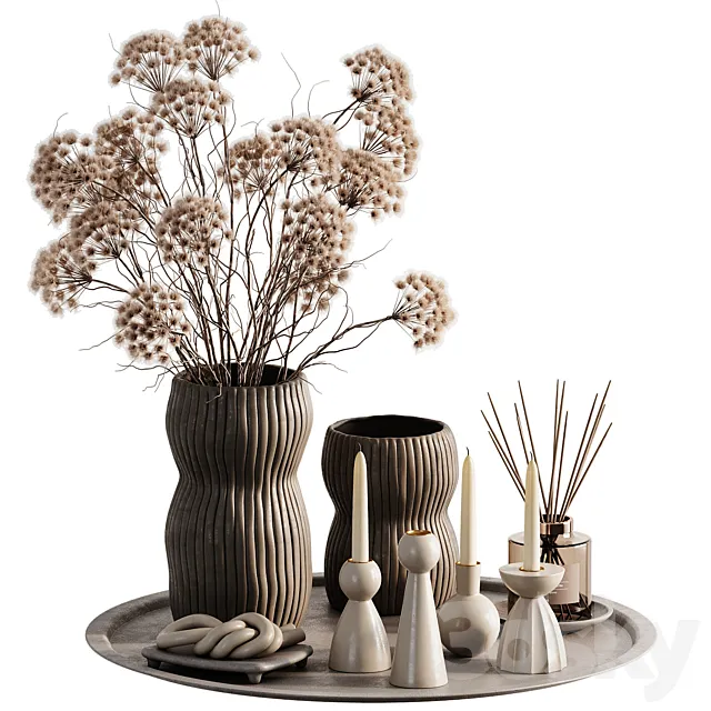 Decorative set 3 3D Model