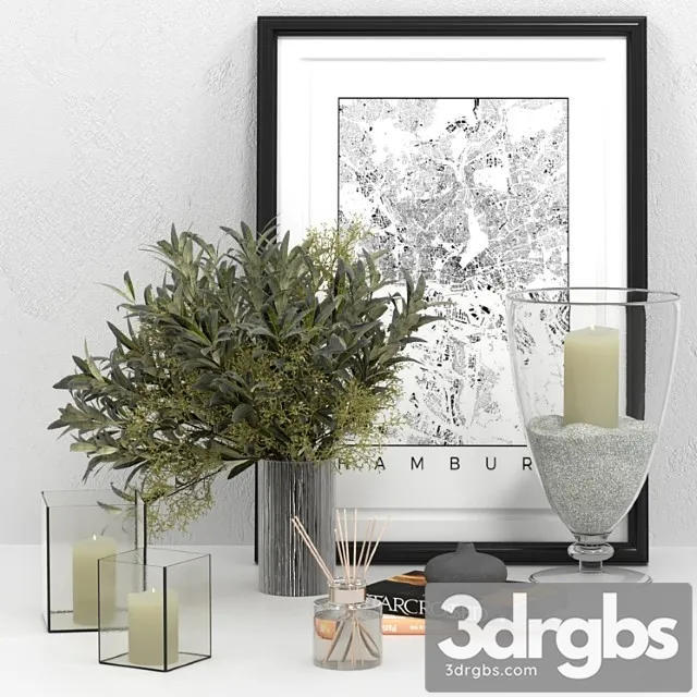 Decorative Set 3 3D Model Download Decorative Set 3 3D Model Download