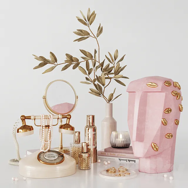 Decorative set 3 3DModel