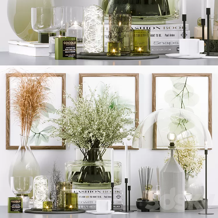 Decorative Set 30 3D Model Free Download