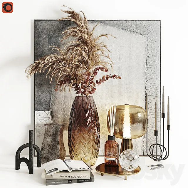 Decorative set 30 3D Model