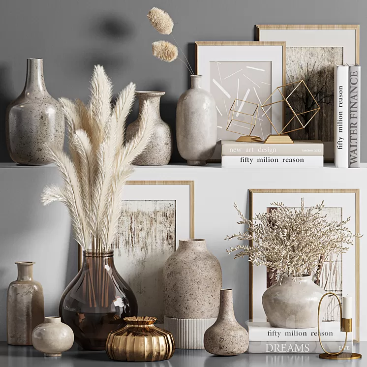 Decorative set 31 3D Model Free Download