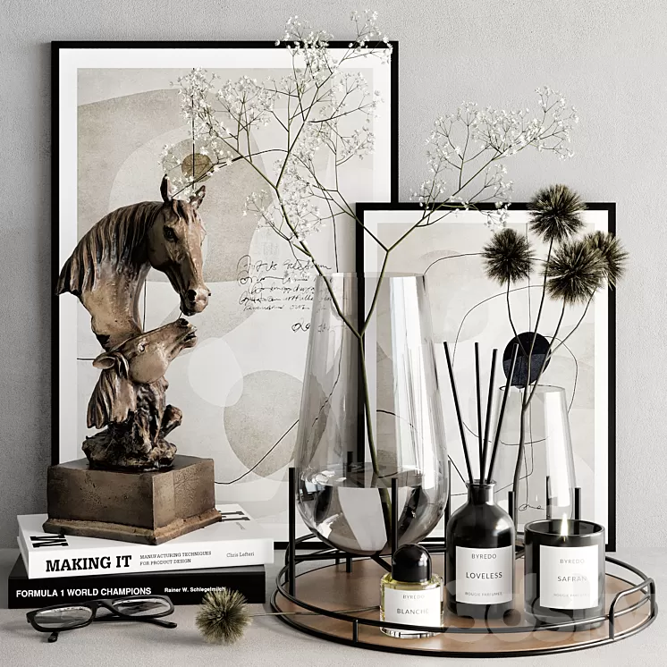 Decorative set 31 3D Model Free Download