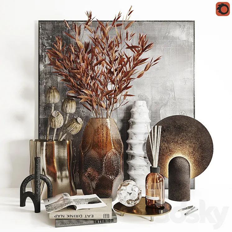 Decorative set 31 3D Model Free Download