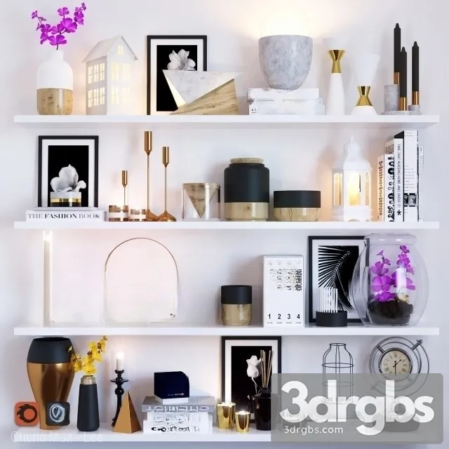 Decorative Set 32 3D Model Download Decorative Set 32 3D Model Download