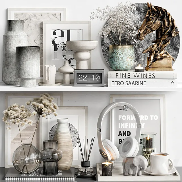 Decorative set 32 3DModel