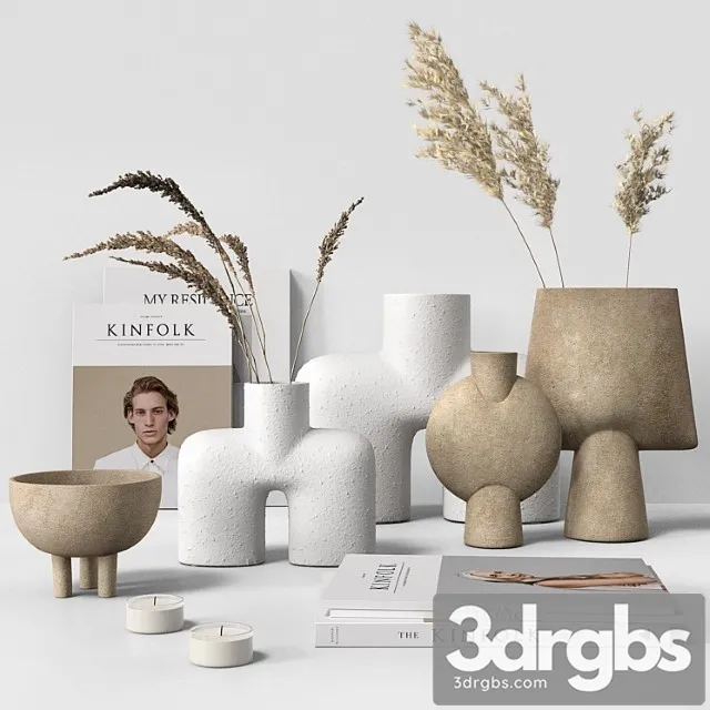 Decorative Set 32 4 3D Model Download Decorative Set 32 4 3D Model Download