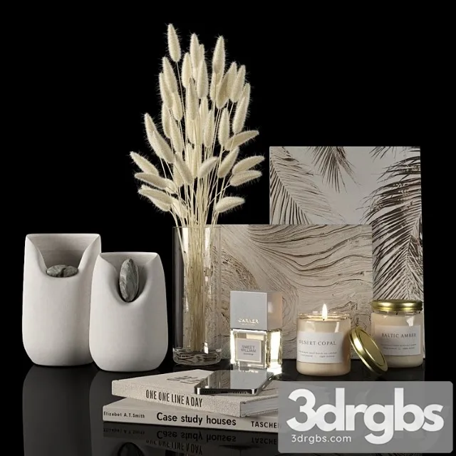 Decorative Set 329 3D Model Download Decorative Set 329 3D Model Download