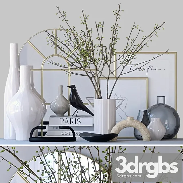 Decorative Set 330 3D Model Download Decorative Set 330 3D Model Download