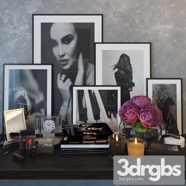 Decorative Set 34 1 3D Model Download Decorative Set 34 1 3D Model Download