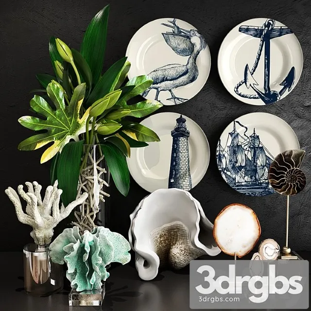 Decorative set 34 2 3D Model Download Decorative set 34 2 3D Model Download