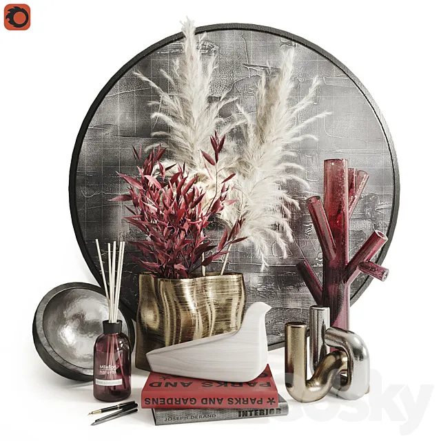 Decorative set 34 3DModel