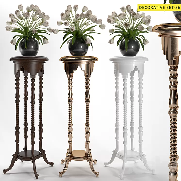Decorative set 36 3D Model