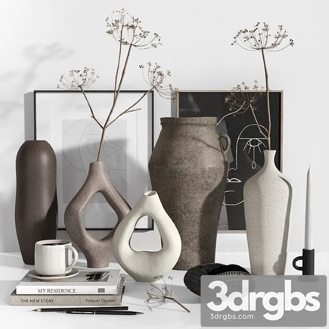 Decorative Set 37 3 3D Model Download Decorative Set 37 3 3D Model Download