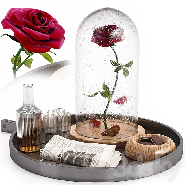 Decorative set 37 3D Model Decorative set 37 3D Model