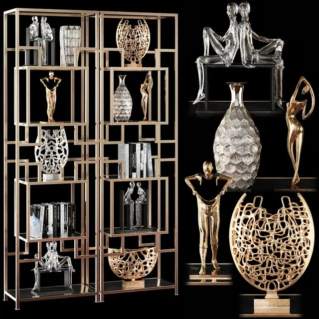 Decorative set 38 3D Model