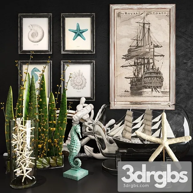 Decorative set 39 2 3D Model Download Decorative set 39 2 3D Model Download