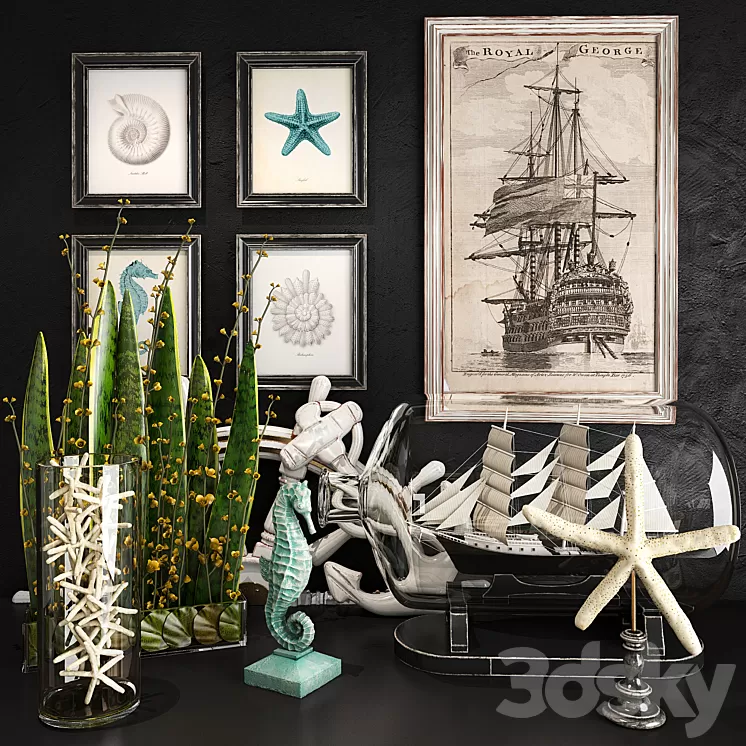 Decorative set 39 3D Model