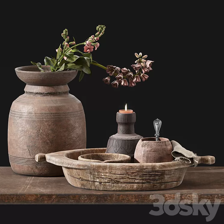 Decorative set 3D Model Free Download Decorative set 3D Model Free Download