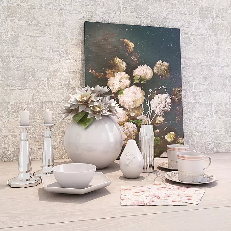 Decorative set 3D Model