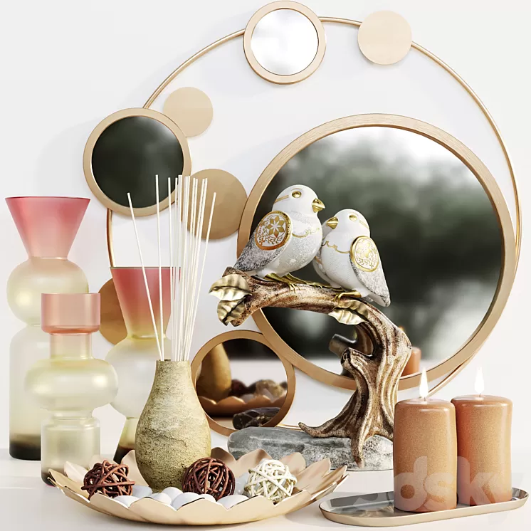 Decorative set 3D Model