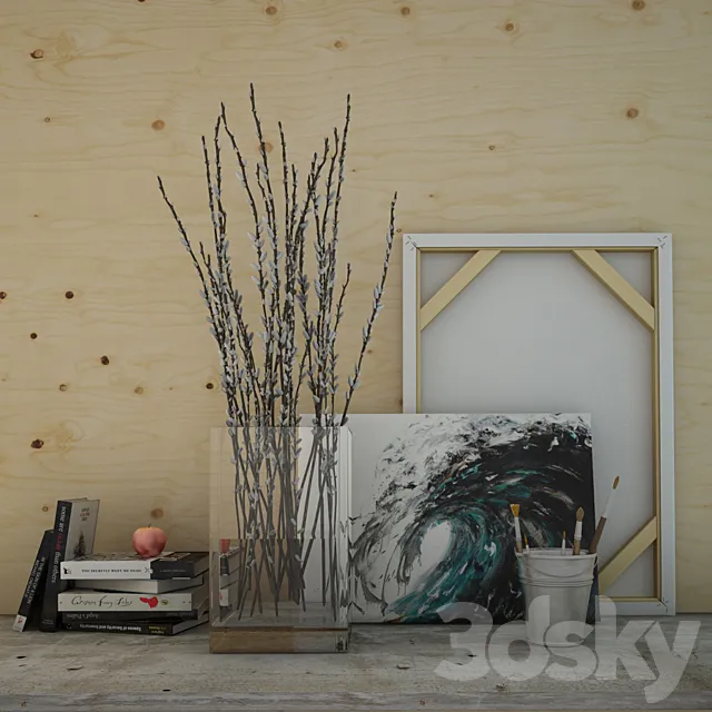 Decorative set 3D Model