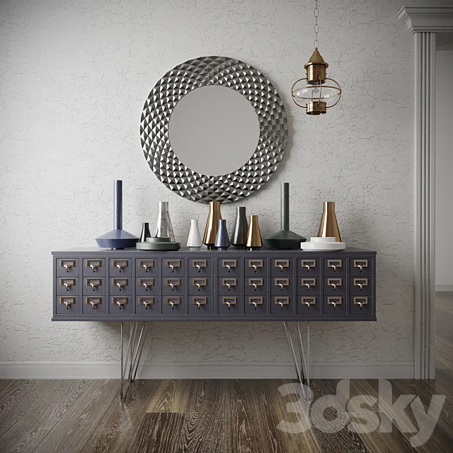 Decorative set 3D Model Decorative set 3D Model