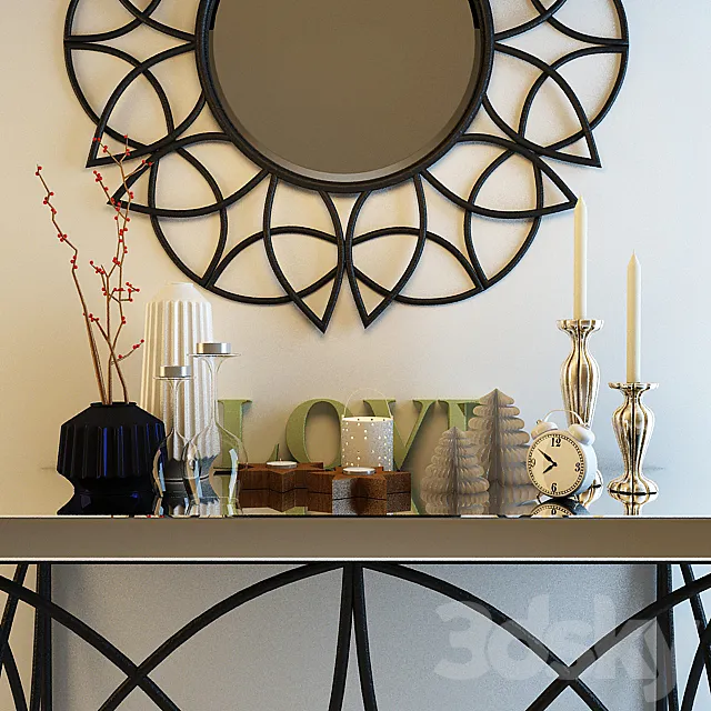 decorative set 3D Model decorative set 3D Model