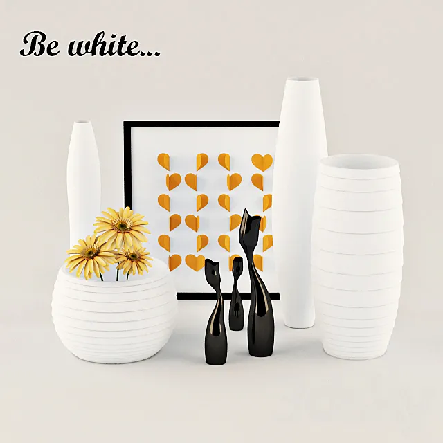 Decorative set 3D Model