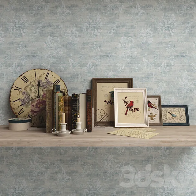 Decorative set 3D Model