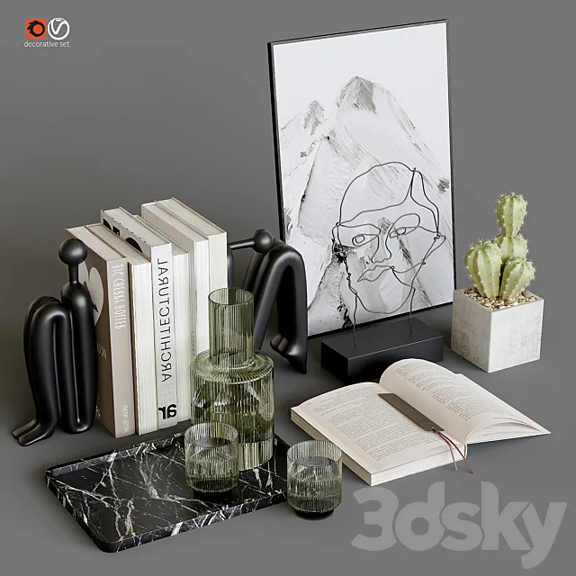 decorative set 3D Model