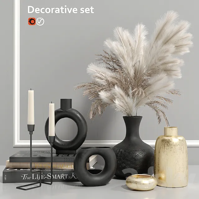 Decorative set 3D Model